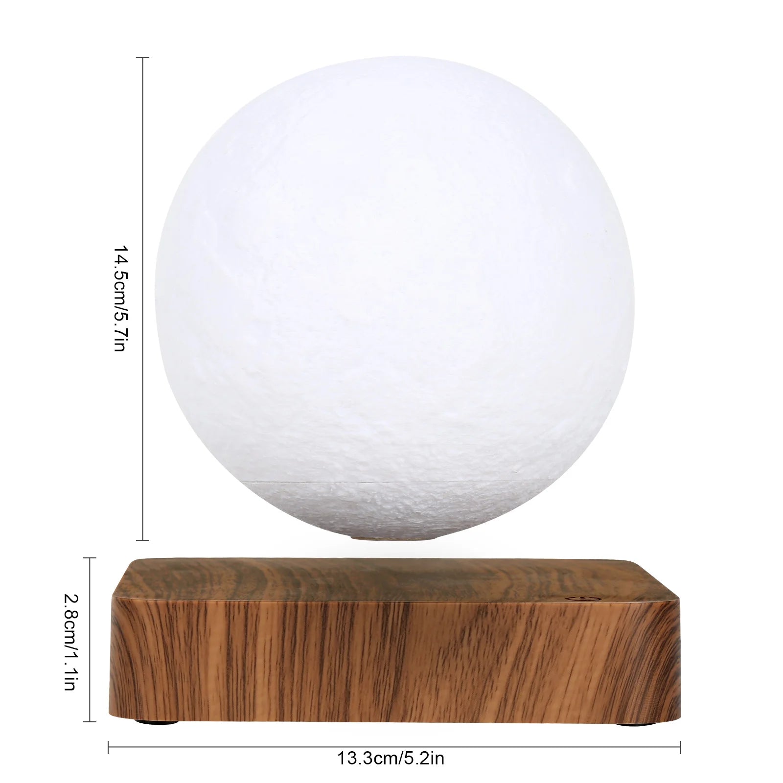 Moon Lamp Creative 3D Magnetic Levitation LED Night Light Ro...