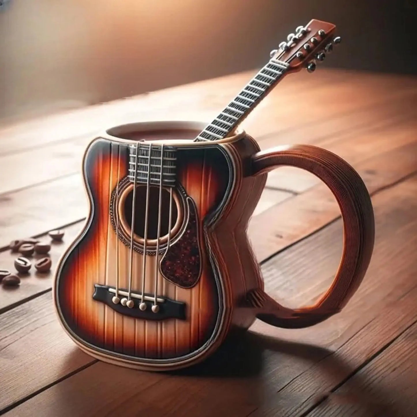 Musical Note Coffee Mug - Novelty Ceramic Cup | Music Gift - Features Highlight