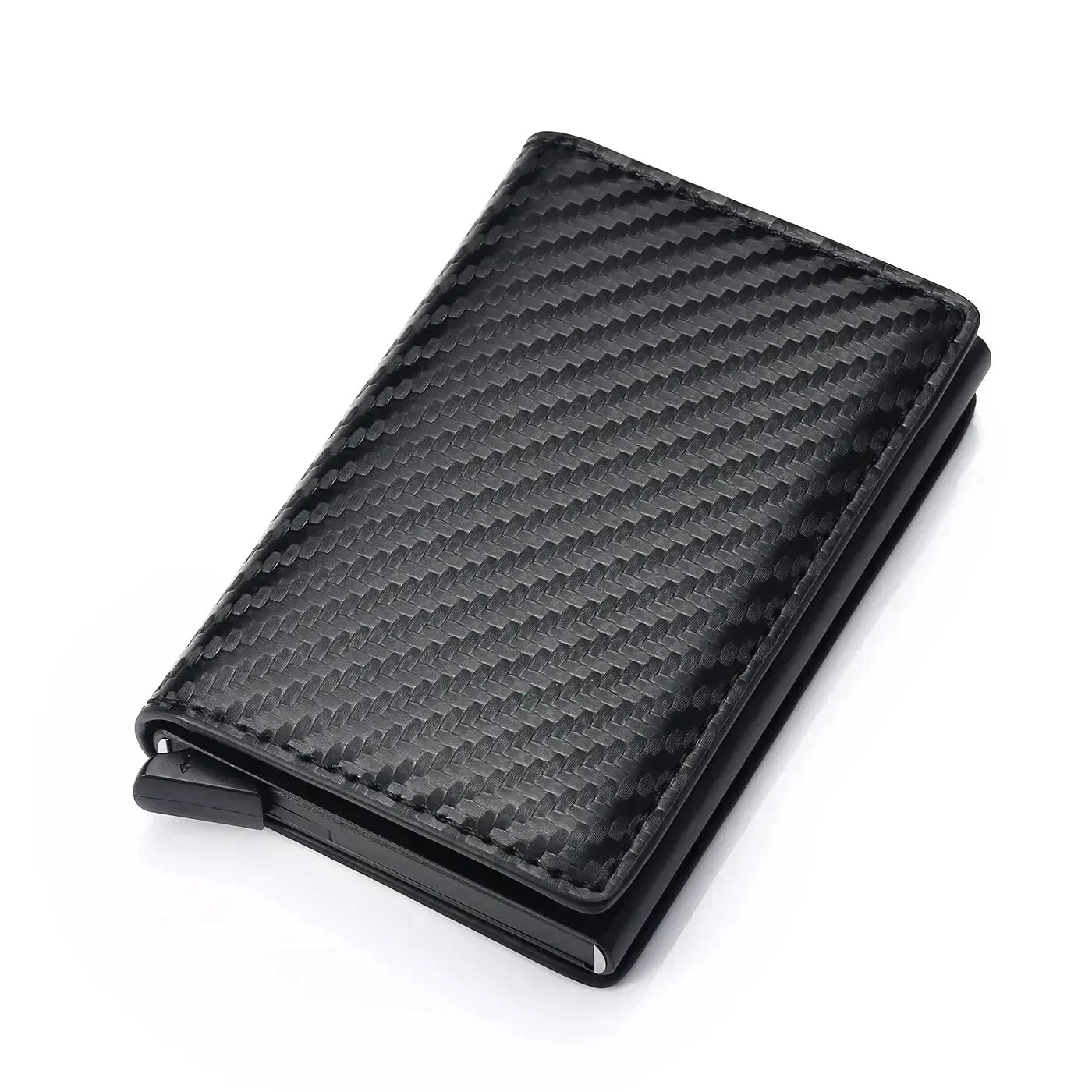 Rfid Aluminum Men Wallet Card Holder Purse Carbon Fiber Men Business