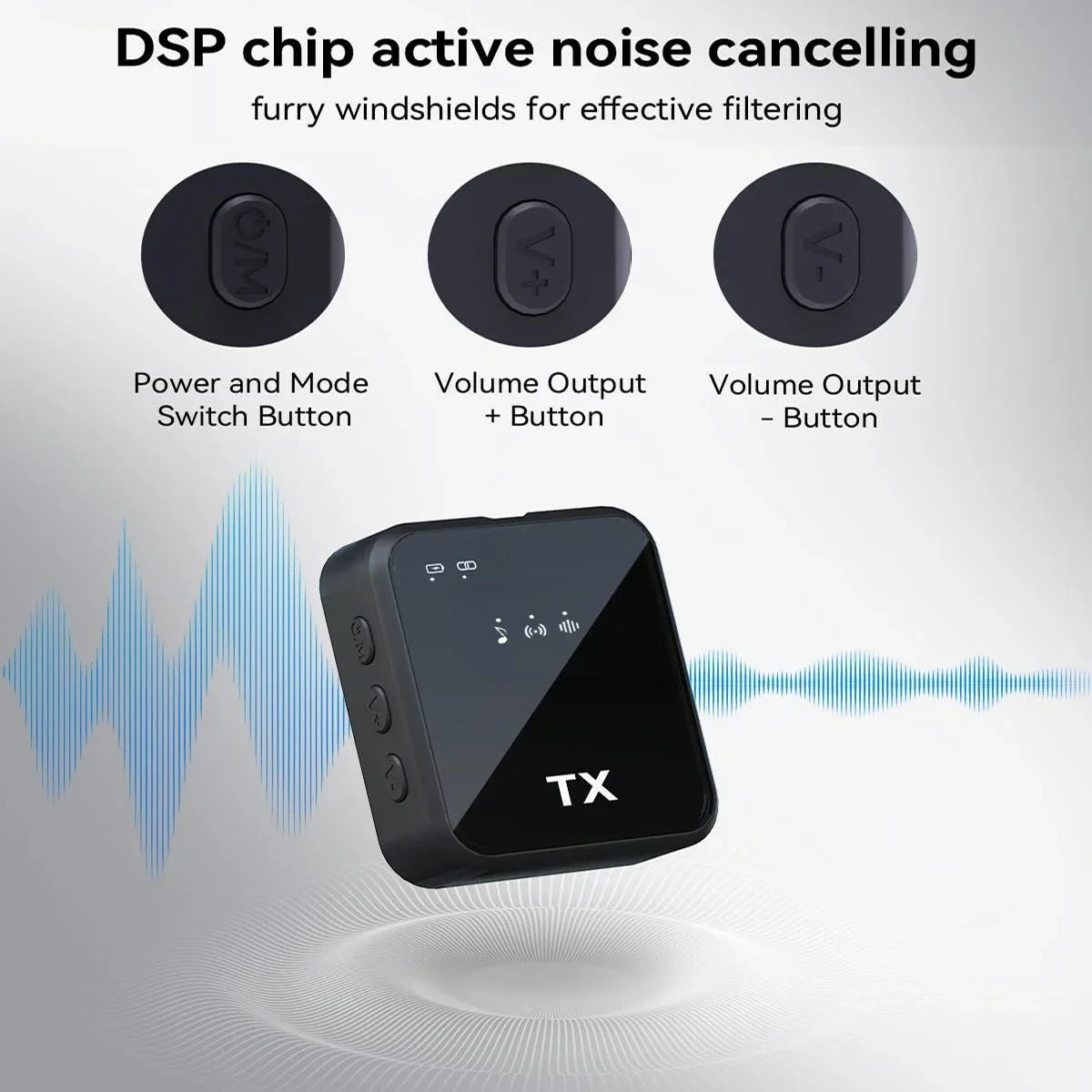 Wireless Lavalier Microphone for Camera,iPhone,Android,Microphone Reverb Sound Video Recording Podcast Noise Reduction Clip mic - Product Image 8