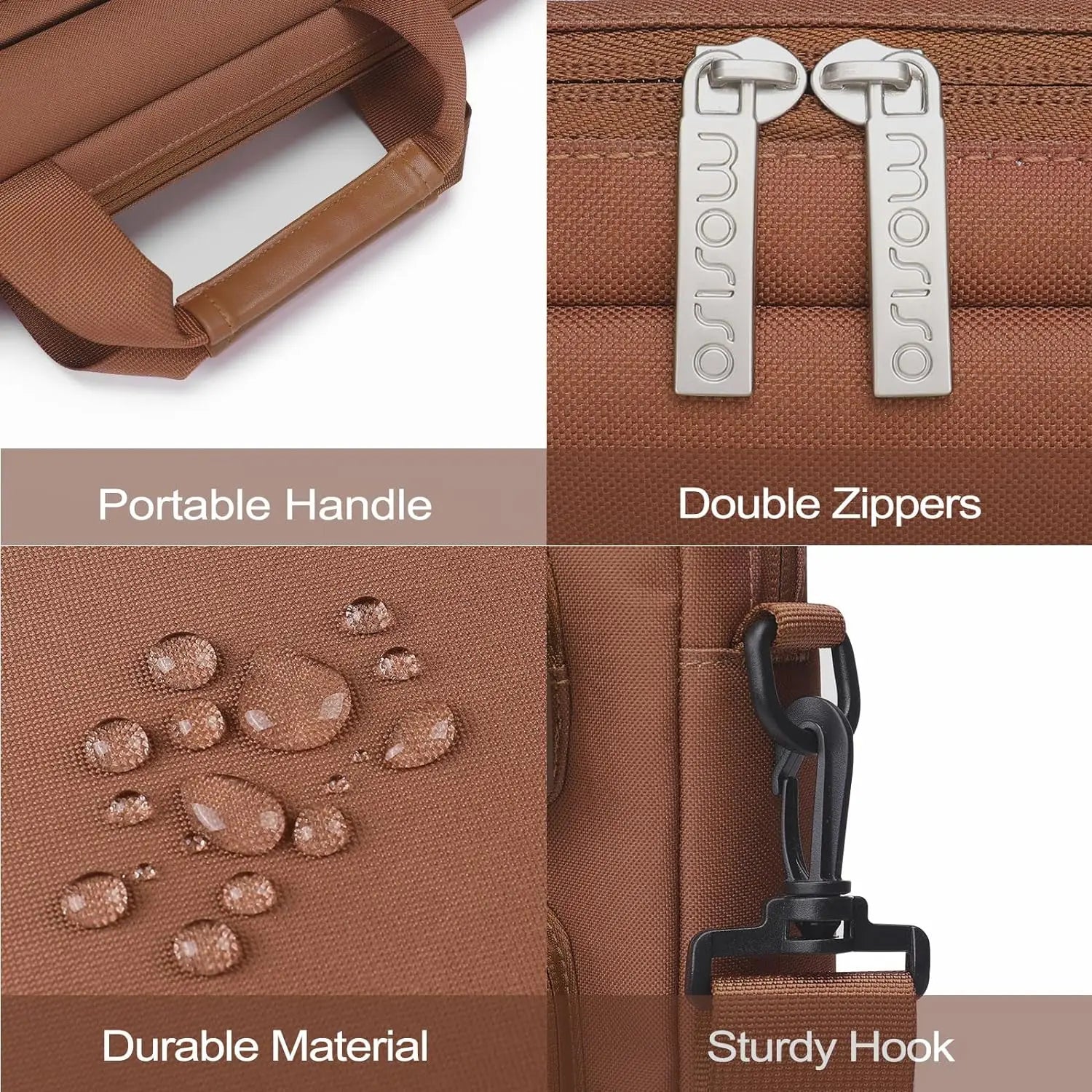 Laptop Bag 13.3 14 15 16 17.3 inch Shoulder HandBag for Macbook Air Pro M1 M2 M3 - View 5
