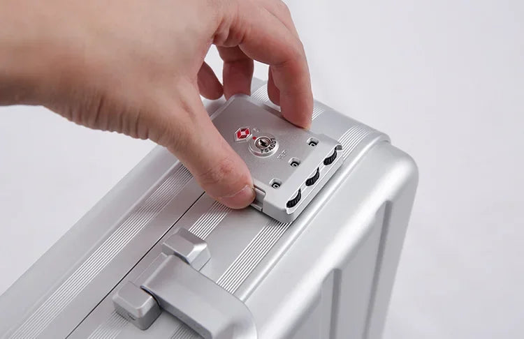 13”15 Inch New Aluminum Briefcase Toolbox Laptop case Business Box With Lock - Gallery image 10