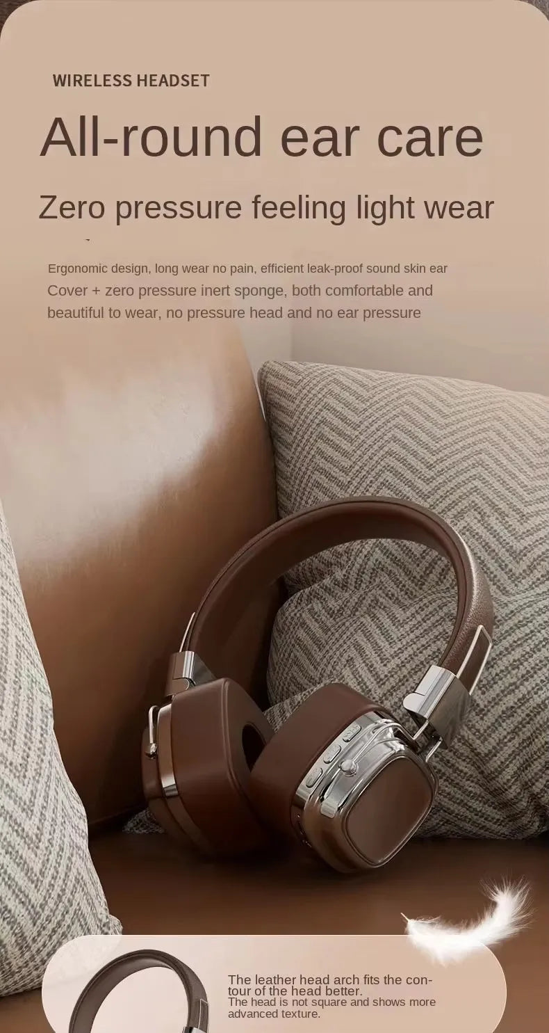 Good Classic Over Ear Studio Dj Stereo V 5.3 Wireless Retro