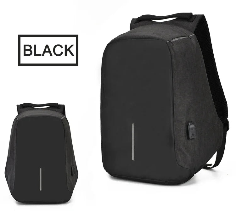 Anti-Theft Laptop Backpack 15.6" - Security Features and Hidden Zipper Design