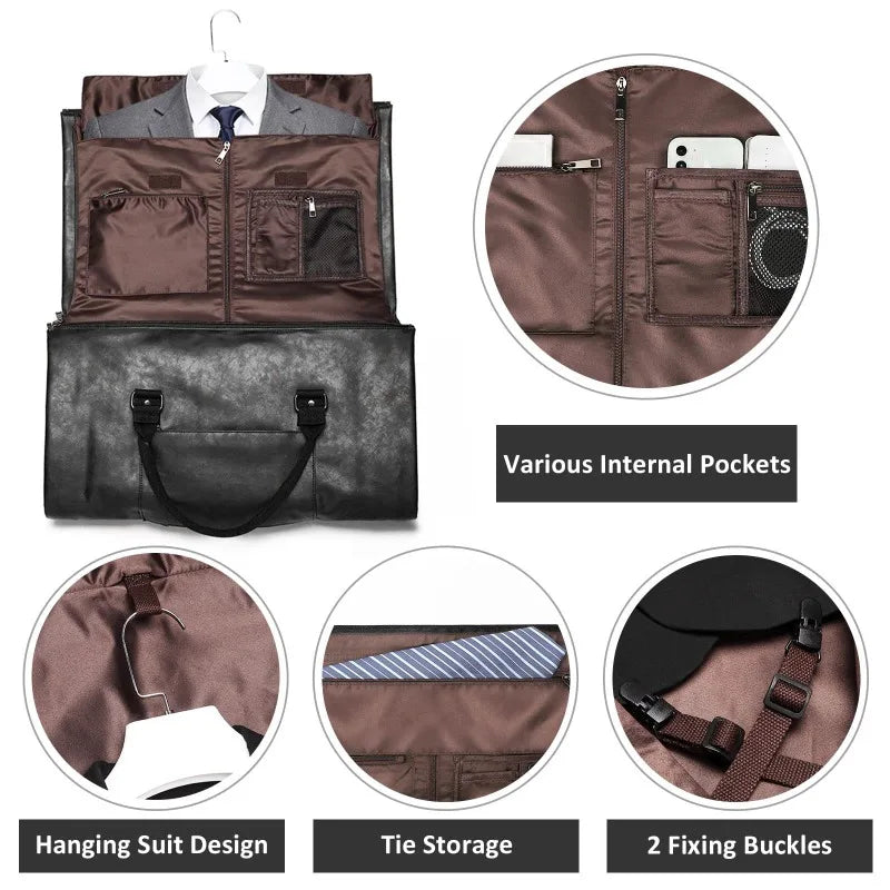 Carry on Garment Bags for Travel Garment Duffle Bag Mens Suit Bags