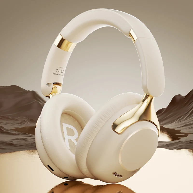 ANC Noise Reduction 100H Play Time Bluetooth Headphones 360° Surround Sound Wireless Headsets Sports - Gallery image 15