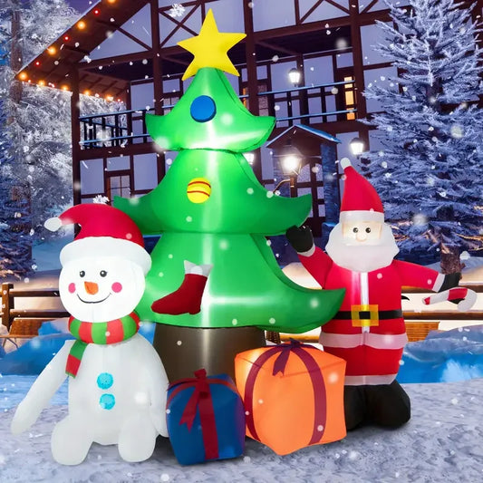 4 Inflatable Christmas Decorations Outdoor Garden Courtyard Decoration - Main View