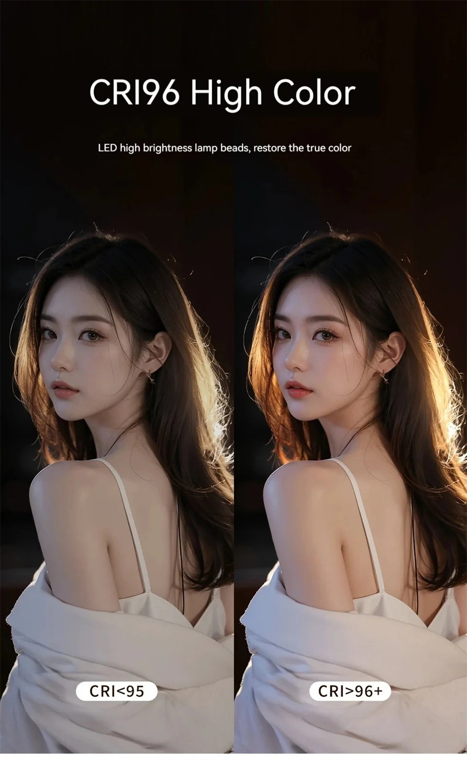 New Handheld Ring LED Rechargeable Fill light Mobile Phone Live