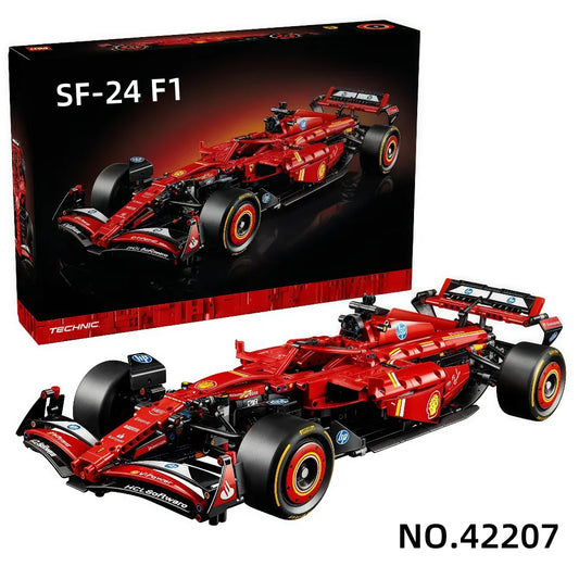 Hot DealsTechnical SF F1 Series RaceCar 42207 Supercar Assemble Puzzle Creative  - Main View