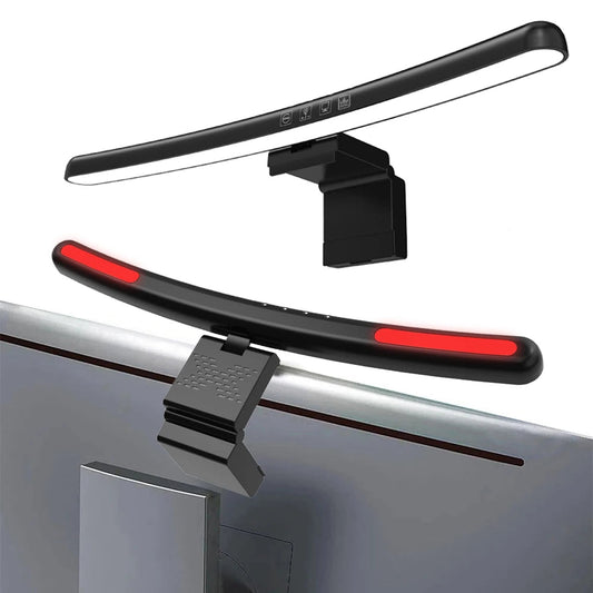 Curved Screen Hanging Light Bar RGB Desktop Background Atmosphere Lamp 3-Color E - Main View
