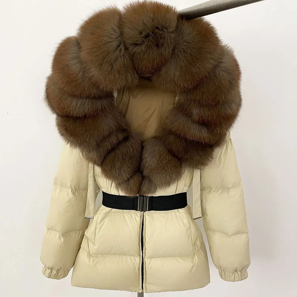 OFTBUY 2025 Winter Clothing Puffer Jacket Women Real Fox Fur Hooded Thick Warm 90% White Duck Down C - Gallery image 27