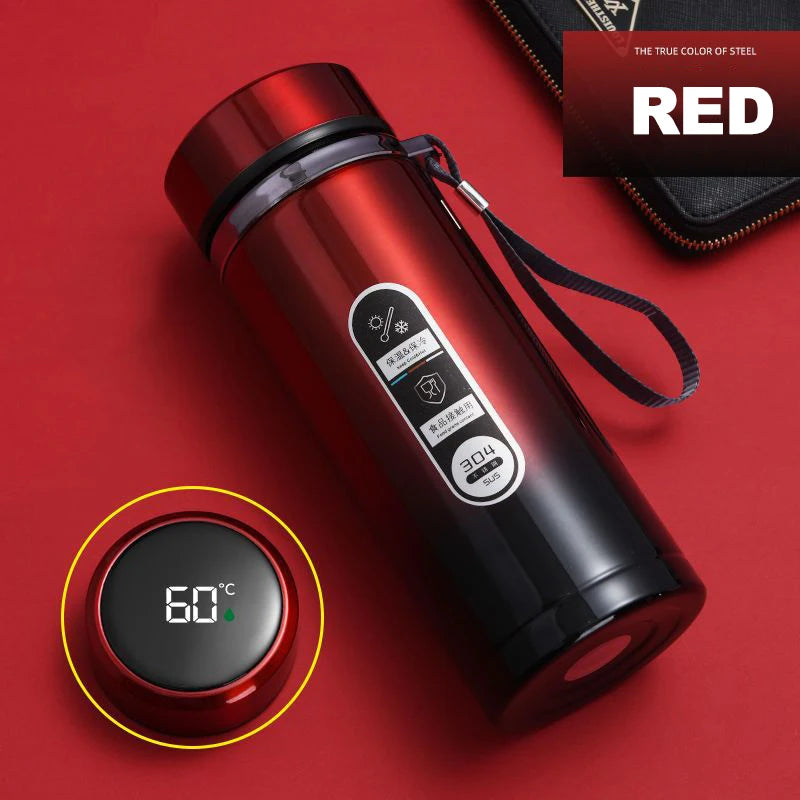 500ML-1Liter Stainless Steel Thermos Bottle with LED Temperature