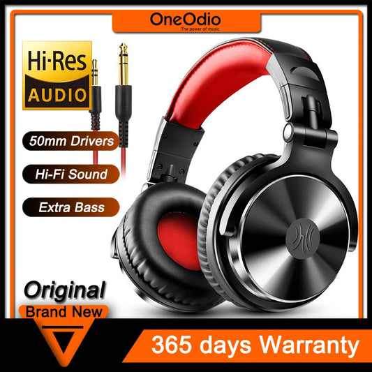 Oneodio Pro 10 Wired Studio Headphones Stereo Professional DJ