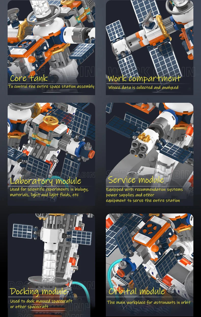 CK003 Space Tide Play series Dawn Dawn Globe collectible grade building blocks assembled adult stude - Gallery image 11