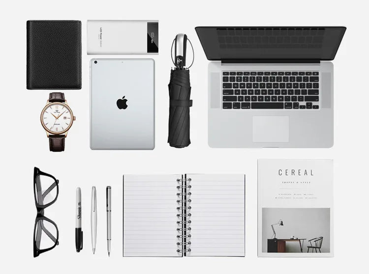 Luxury Brand Man Business Briefcase Bag PU Leather Messenger