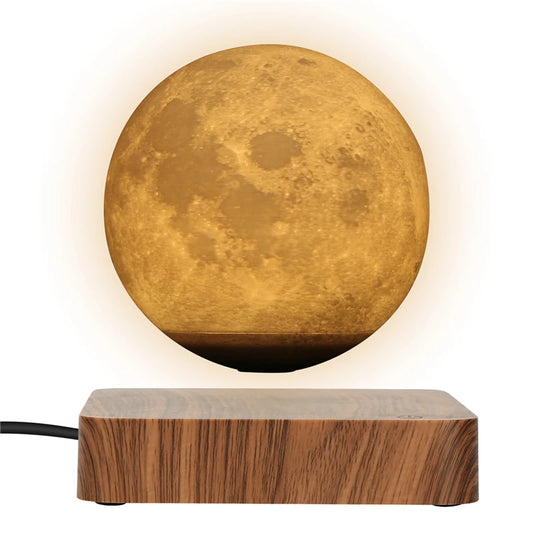 Moon Lamp Creative 3D Magnetic Levitation LED Night Light Ro...