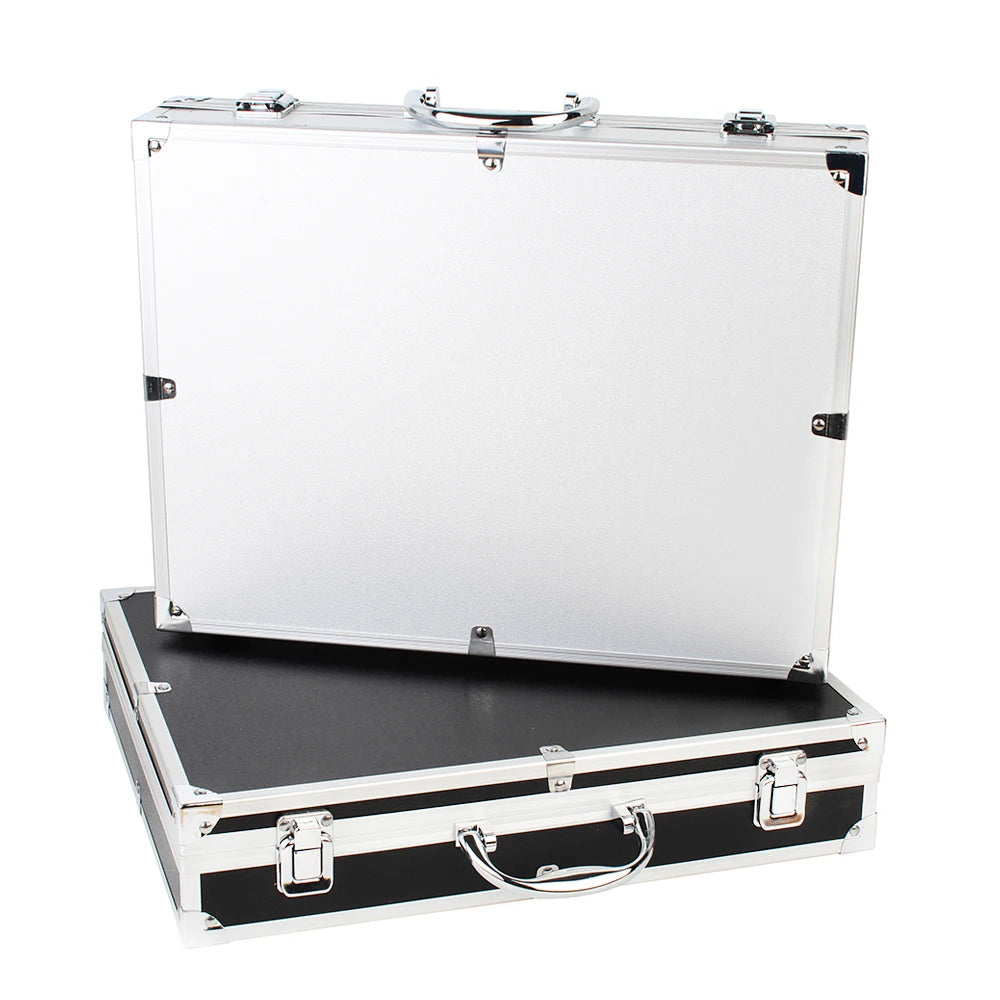Tool Box Aluminum Instrument Case Storage Box Portable Equipment Toolbox Organizer Boxes Large Hard 
