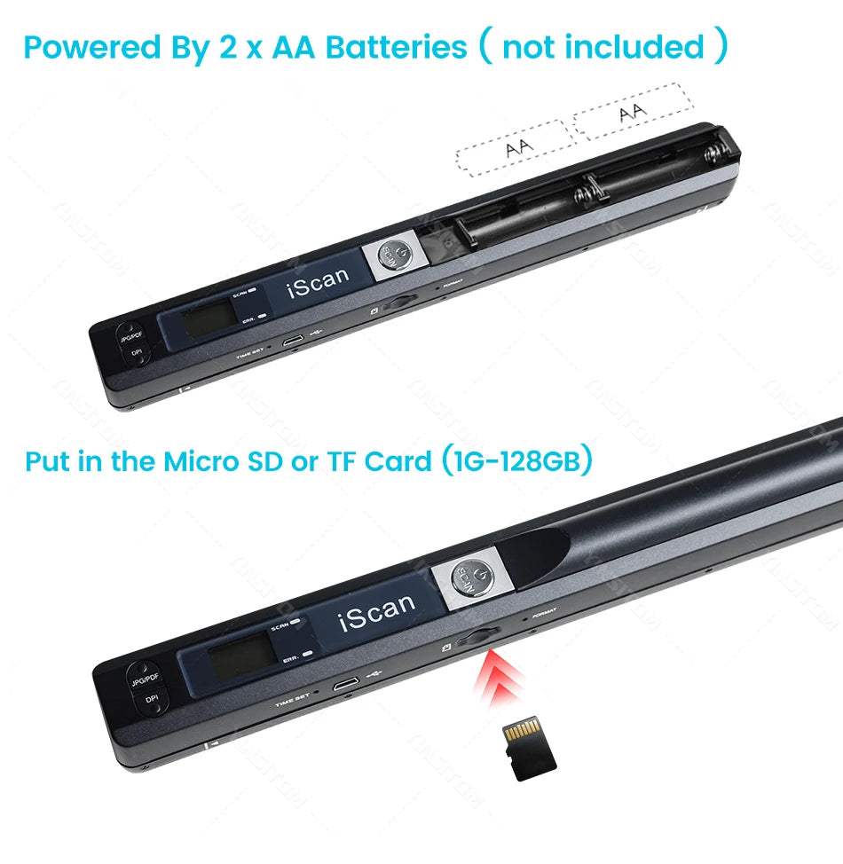 Portable Document Scanner A4 - 900DPI Handheld | iScan01 - Product Image 14