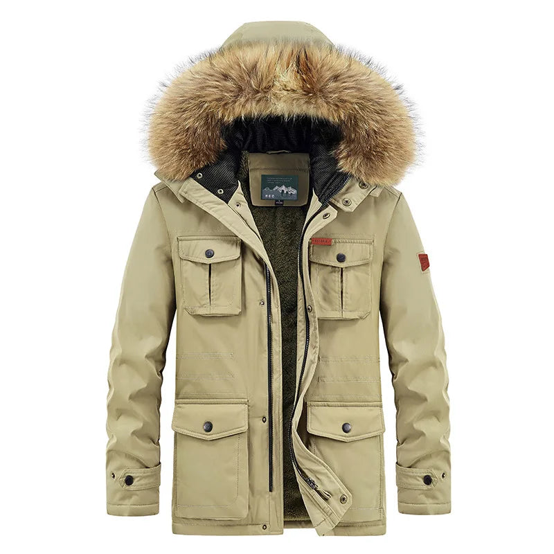 Plus Size 8XL Men Parkas Hooded - Thick Warm Winter Jacket Coat - Product Details