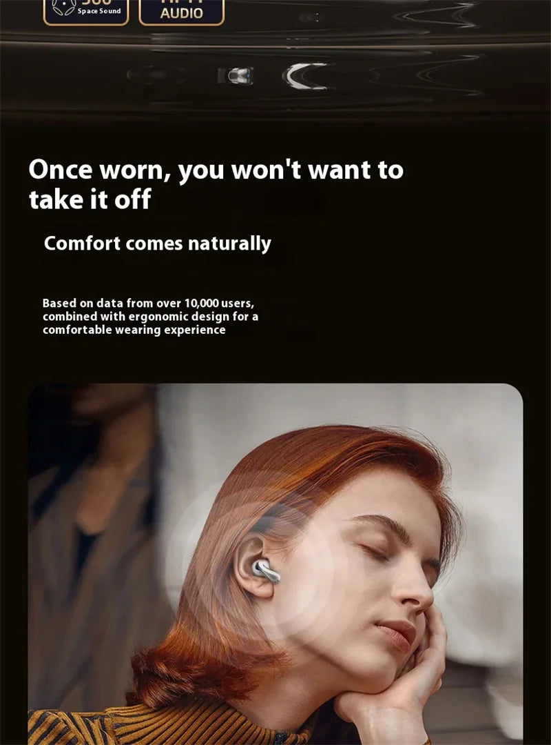 YAMAHA New Wireless Bluetooth Earphones Digital Display Call