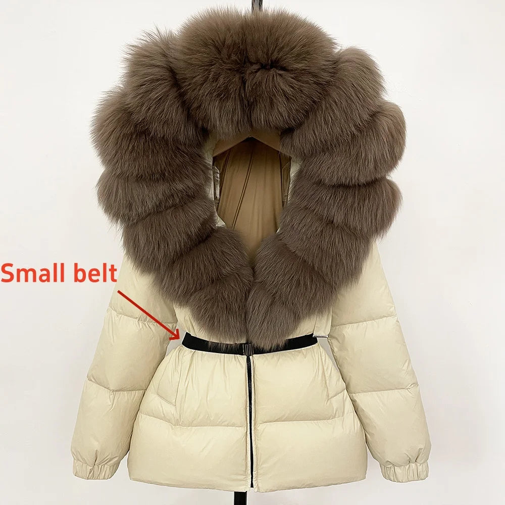 OFTBUY 2025 Winter Clothing Puffer Jacket Women Real Fox Fur Hooded Thick Warm 90% White Duck Down C - Gallery image 11
