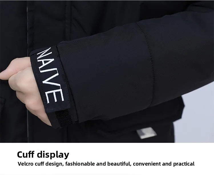 2025 Autumn Winter Loose Youth Cotton Padded Jacket Men Solid Color Parkas Winter Puffer Jackets Mal - Gallery image 20