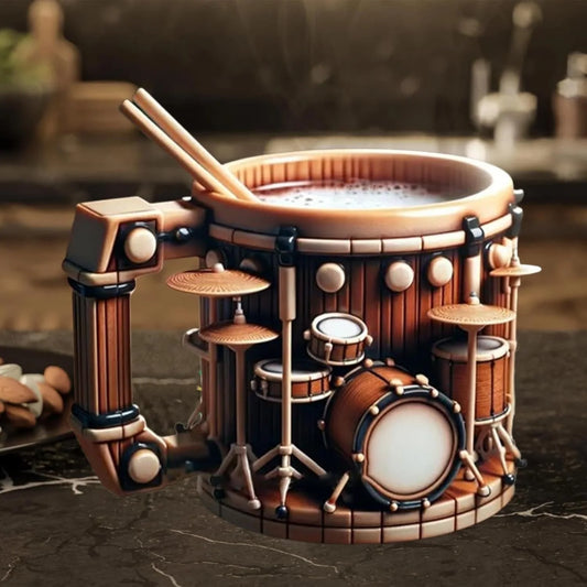 Musical Instrument Coffee Mug Summer And Winter Drink Cup Durable Easy To Clean  - Main View