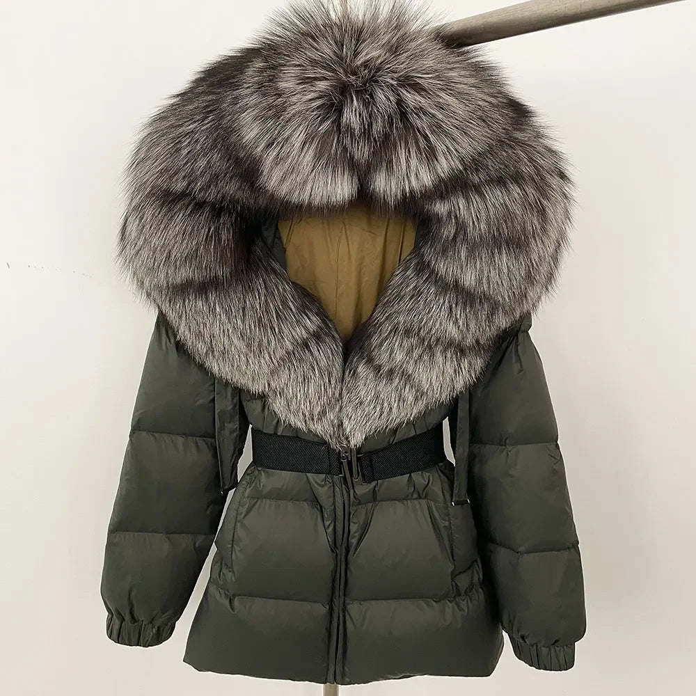 OFTBUY 2025 Winter Clothing Puffer Jacket Women Real Fox Fur Hooded Thick Warm 90% White Duck Down C - Gallery image 20