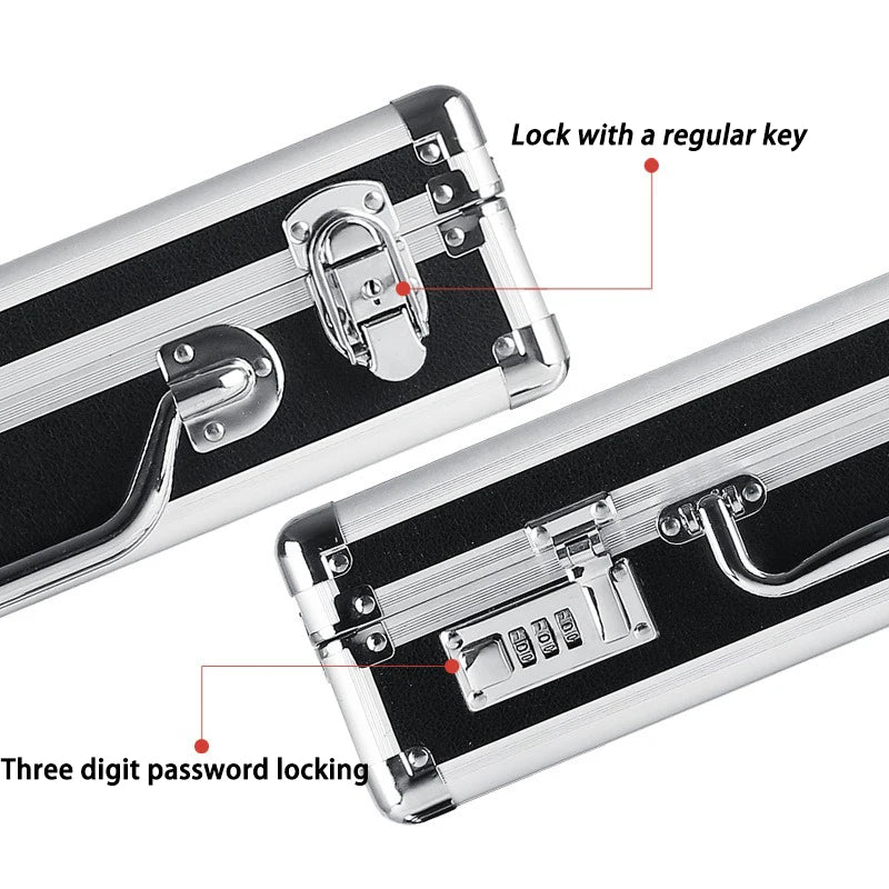 Aluminum Alloy Repair Tool Case Portable Hardware Tools Storage Box Safe Shockproof Instrument Equip - Additional view