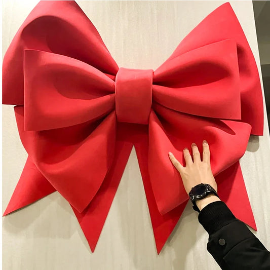 Christmas Tree Decoration New Year Party Prop Christmas Big Bow EVA Sh - Main View