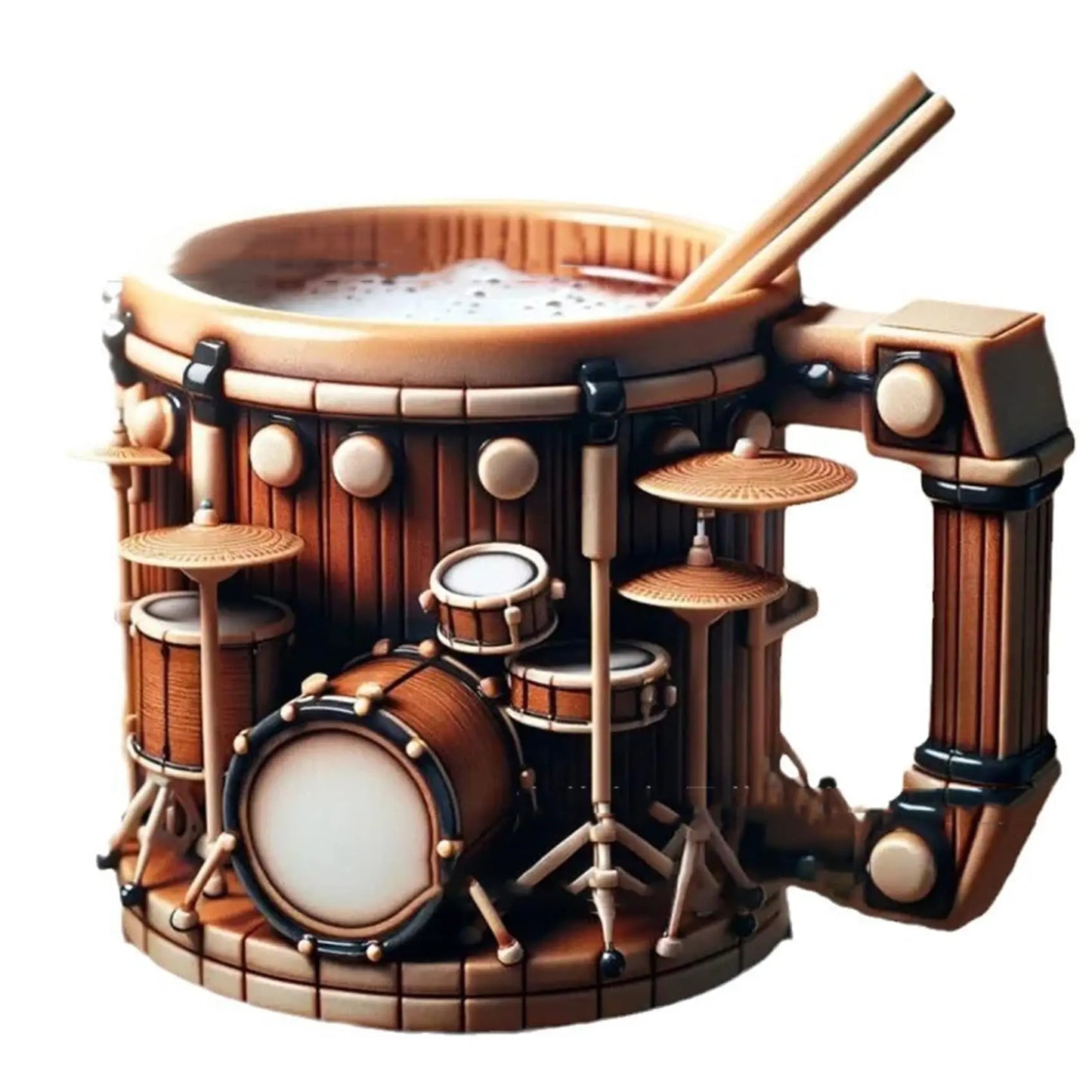 Musical Note Coffee Mug - Novelty Ceramic Cup | Music Gift - Usage Example