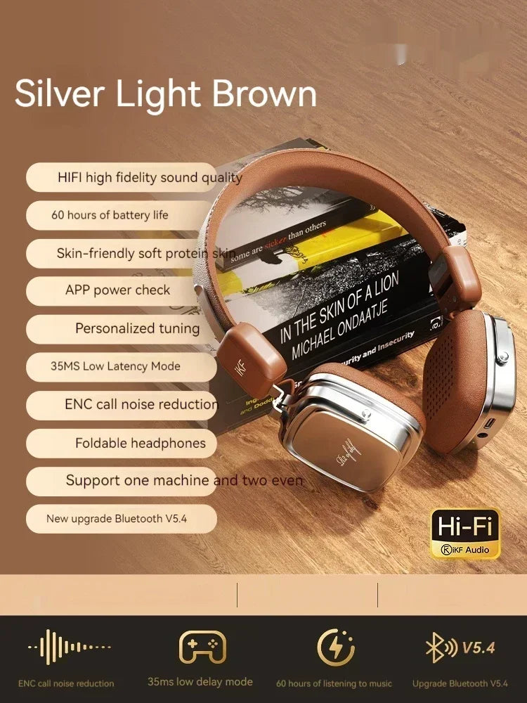 IKF R2 Retro Wireless Headphones Stereo Bass Sport Noise Reduction