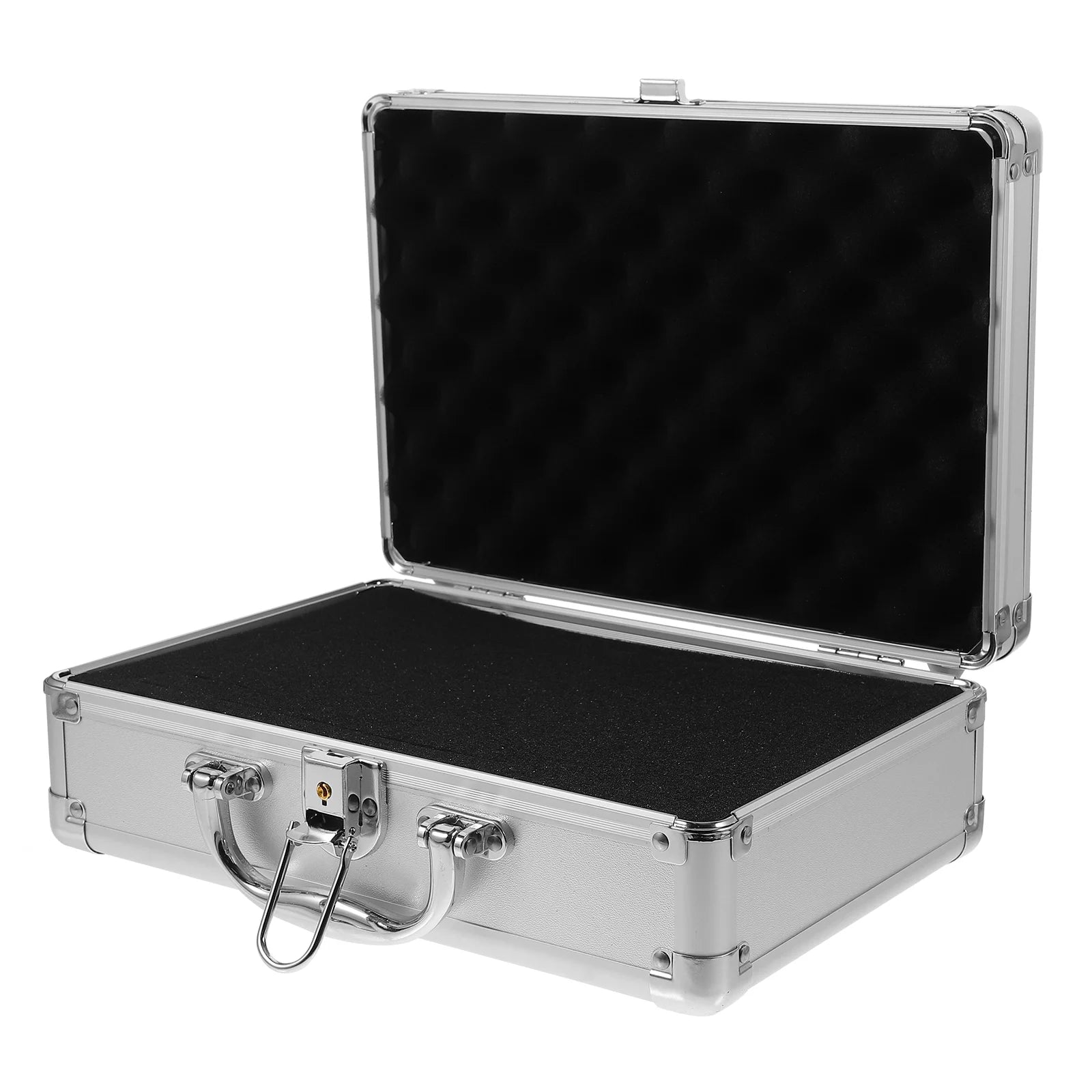 Aluminum Alloy Briefcase for Men Small Tool Chest Padded Portable Case Reinforced Structure Convenie - Gallery image 8