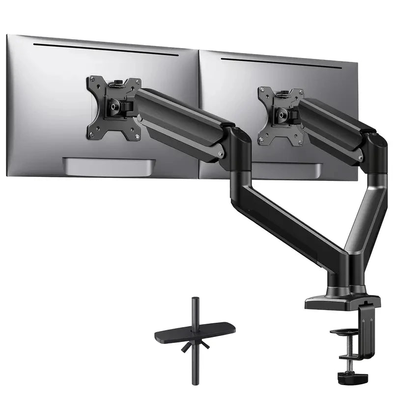 Dual Monitor Desk Mount up to 32 inches Screens Height Adjustable Monitor Stand, Heavy Duty Arm,VESA 75x75mm or 100x100mm,...