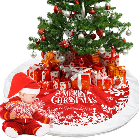 Christmas Tree Skirt Well-Made And Long-Lasting Christmas Tree Skirt F - Front View