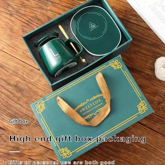 Mug Christmas Gift Set Simplicity Practical Thermostat Cup Multi Scenario Apply  - Side View