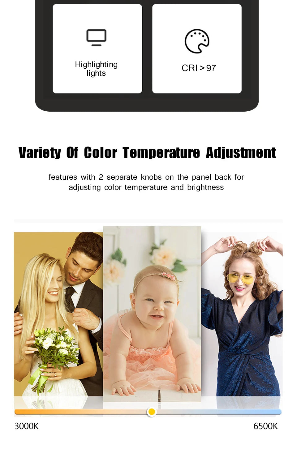 LED Video Lights Conference Photography Lighting Selfie Light Photo