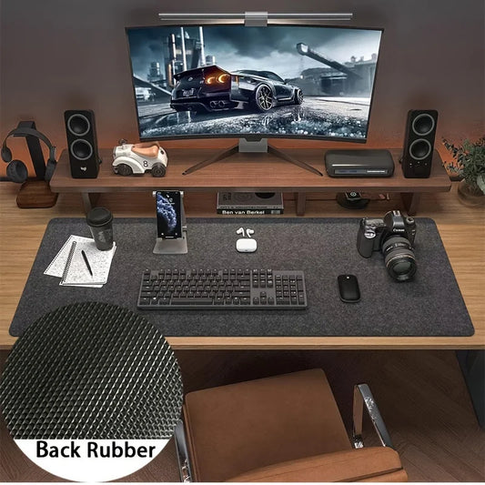 XXL Large Mouse Pad - Wool Felt Desk Mat Non-Slip - Main Product Image