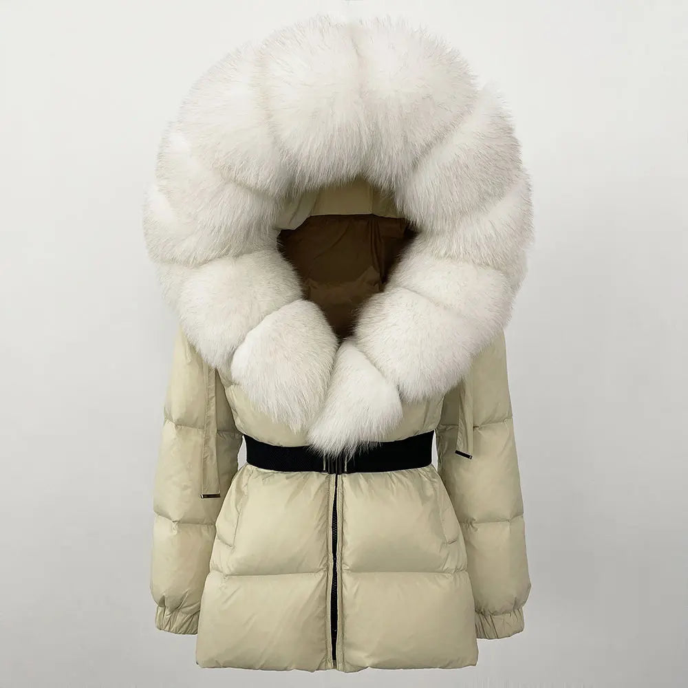OFTBUY 2025 Winter Clothing Puffer Jacket Women Real Fox Fur Hooded Thick Warm 90% White Duck Down C - Gallery image 41