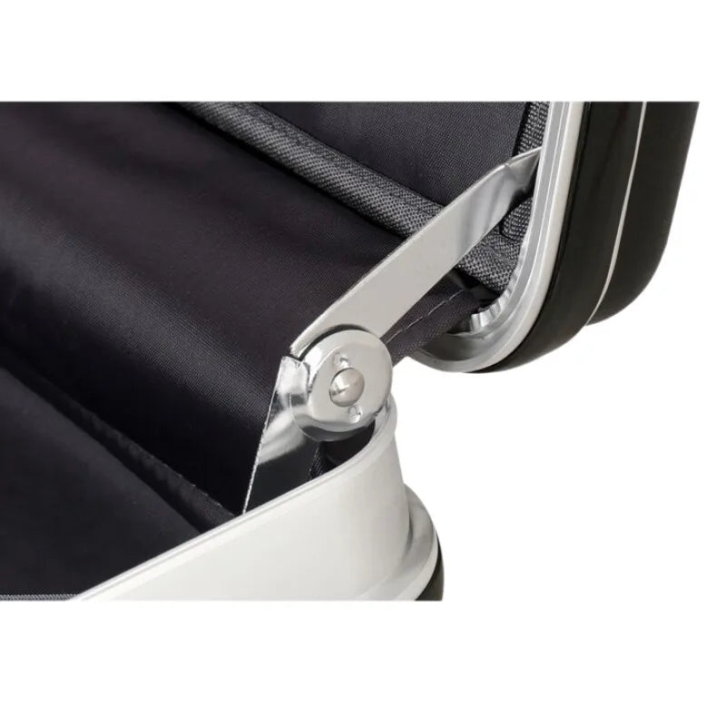 Aluminum Hard Shell Laptop Briefcase - Anti-Theft Password Lock - Product in Use