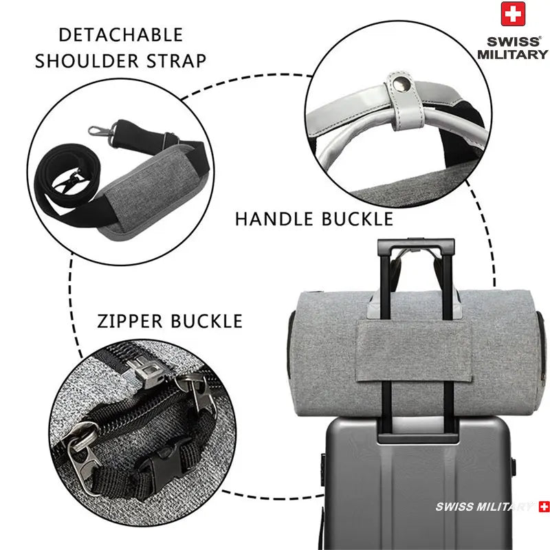 SWISS MILITARY New Men's Business Garment Bags Large Multifunctional