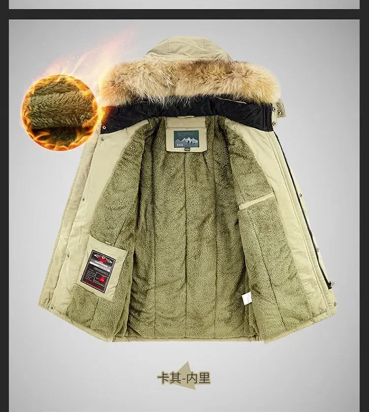 Plus Size 8XL Men Parkas Hooded - Thick Warm Winter Jacket Coat - Product Details