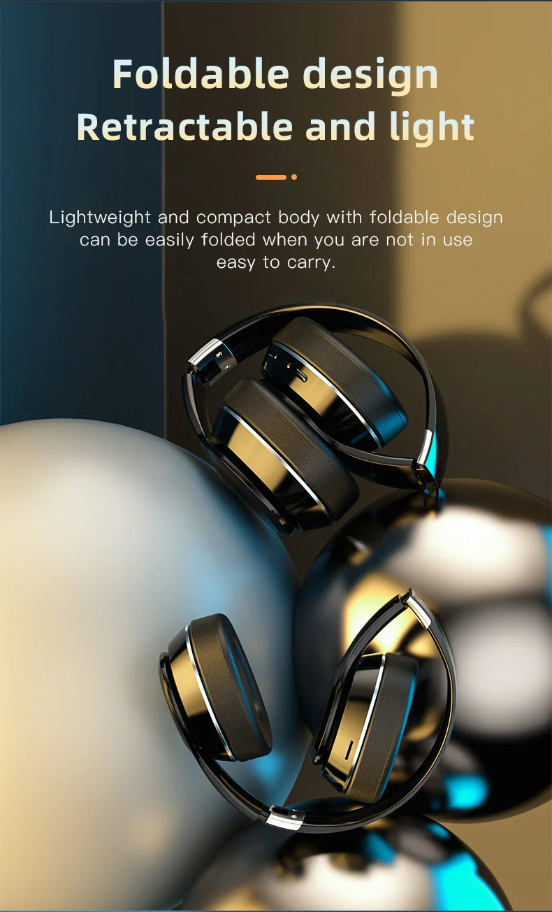 Xiaomi Wireless Headset HiFi Headphones with Mic Foldable Over Ear Bluetooth 5.0 Headphone Support T - Gallery image 8