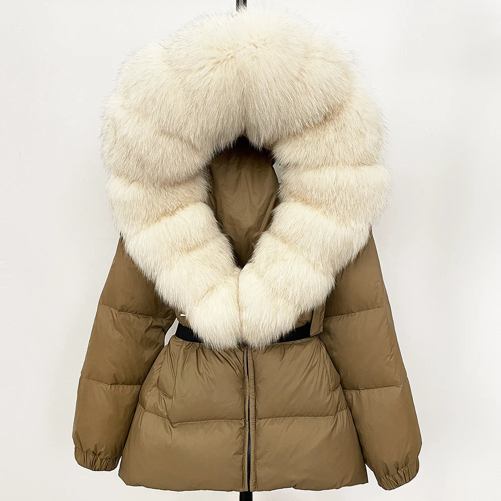 OFTBUY 2025 Winter Clothing Puffer Jacket Women Real Fox Fur Hooded Thick Warm 90% White Duck Down C - Gallery image 15