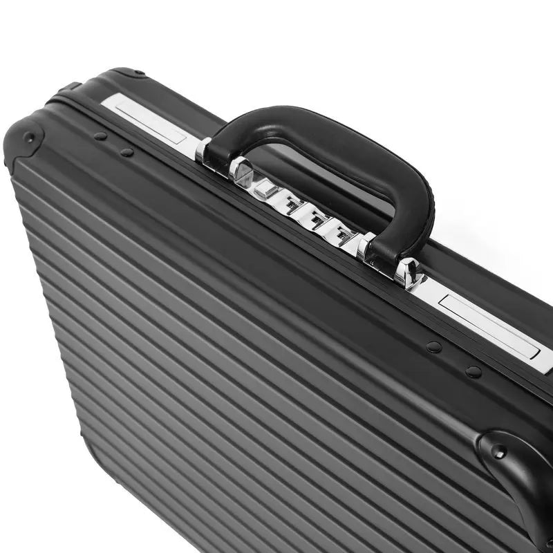 All-aluminum magnesium alloy portable briefcase, combination lock, business briefcase - Gallery image 10