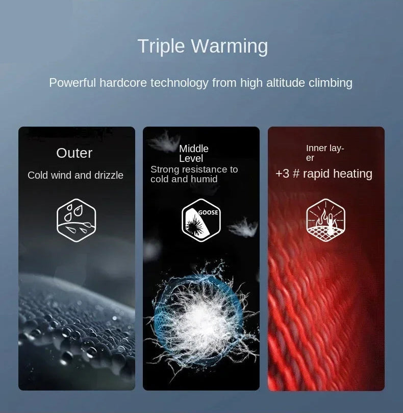 2024 Winter Goose Down Coat Men's Luxury Glossy Black Gold Long Down Jacket Women's Fashion Waterpro - Additional view