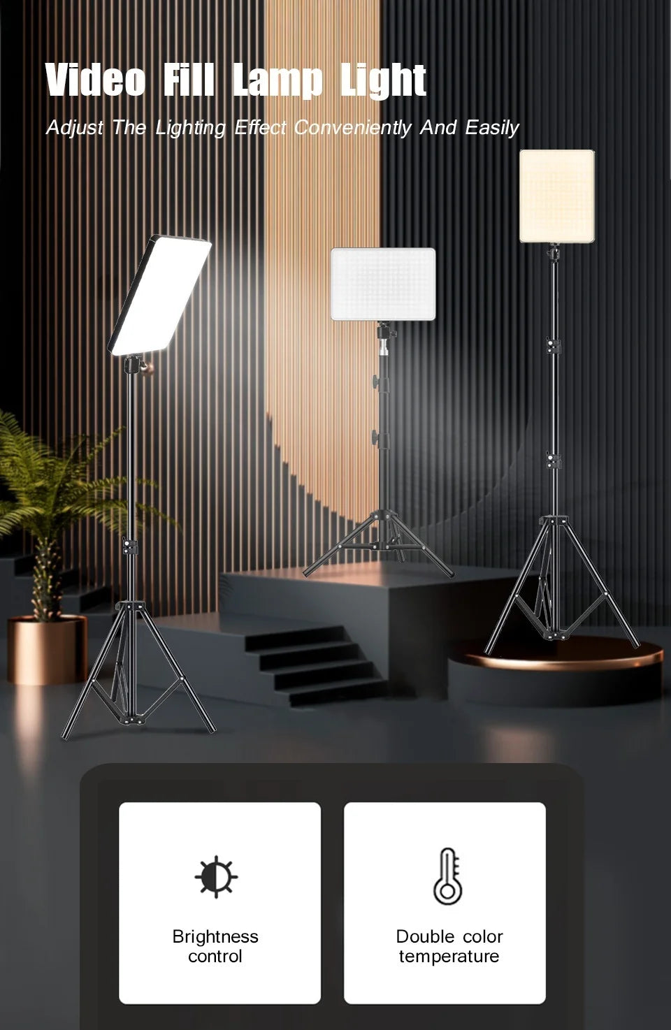 LED Video Lights Conference Photography Lighting Selfie Light Photo