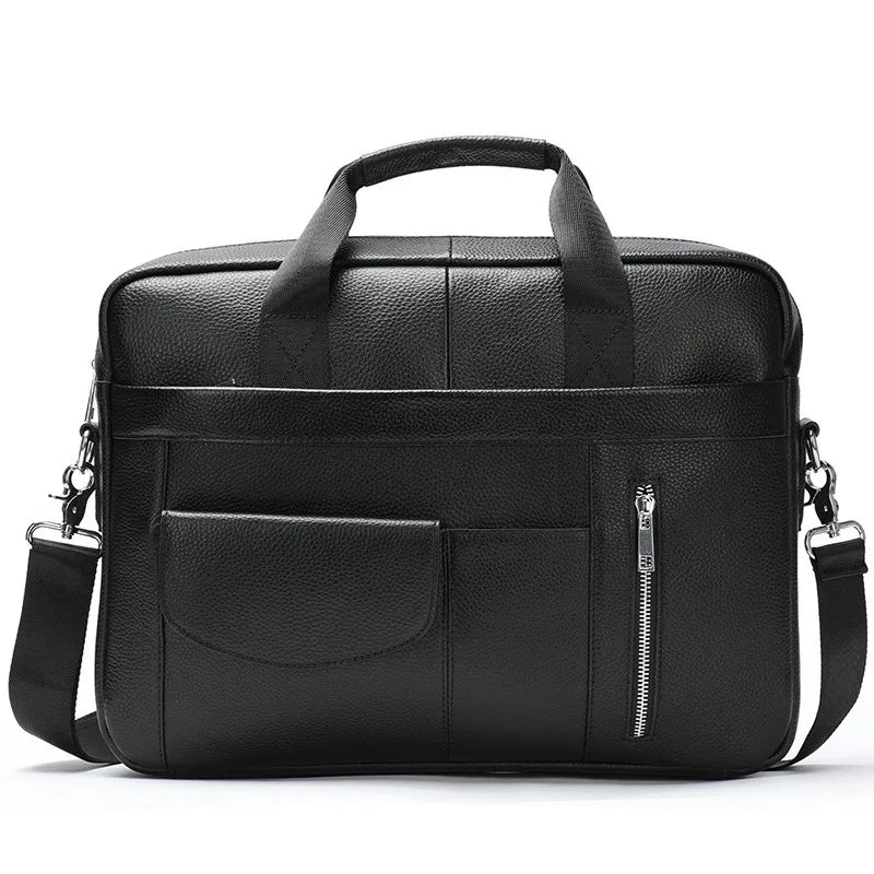 Natural Leather For Men Messenger Bags Man Briefcases Bag Business
