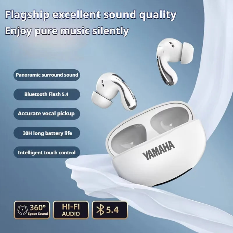 YAMAHA New Wireless Bluetooth Earphones Digital Display Call Intelligent Noise Reduction Stereo Head - Product details