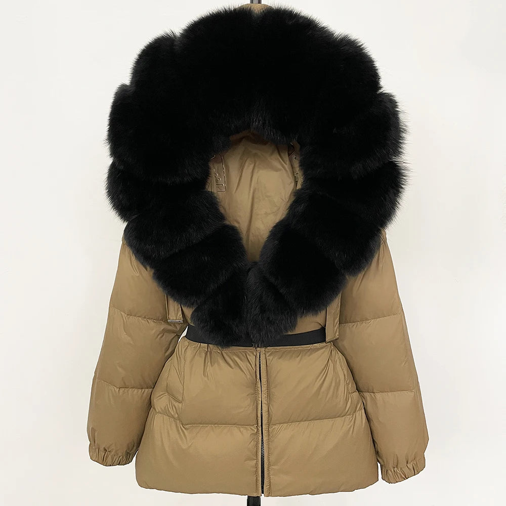 OFTBUY 2025 Winter Clothing Puffer Jacket Women Real Fox Fur Hooded Thick Warm 90% White Duck Down C - Gallery image 40